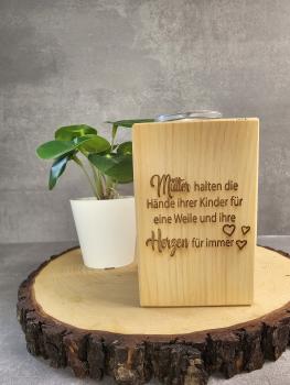 Teelicht Zirbe "Mütter"